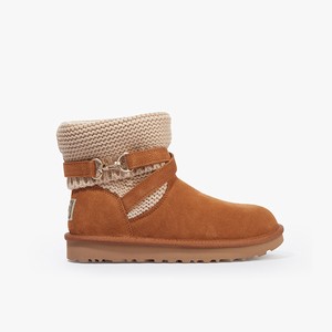 Ugg Purl Strap Klassiska Stövlar Dam Bruna (024165SVN)